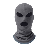 Masque thermique Derong et cache-casque de moto coupe-vent en polyester chaud avec conception à trois trous pour le cyclisme
