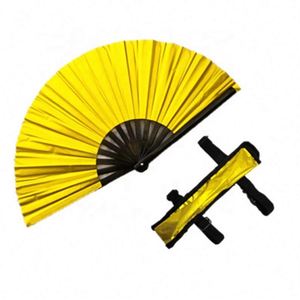 Éventails promotionnels personnalisés en bambou et PVC, grands, à main, 13 pouces, pour festivals et soirées dansantes - Product Image 2