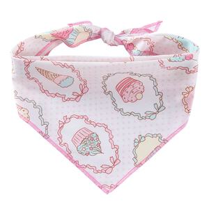 Triángulo suave personalizado perro Bandana bufanda logotipo personalizado verano perro Bandanas - Product Image 4