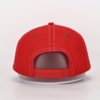 Sombrero rojo sin estructura de calidad superior al por mayor, ala curva, etiqueta privada personalizada, logotipo OEM impreso, patrón bordado, se adapta a todos