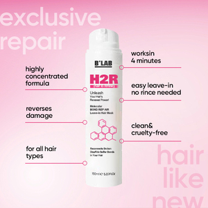 Perawatan Rambut Organik Label Pribadi Kondisioner Tanpa Bilas Mengembalikan Kerusakan Akibat Panas untuk Semua Jenis Rambut Perawatan Tanpa Bilas Masker Rambut H2R - Product Image 2