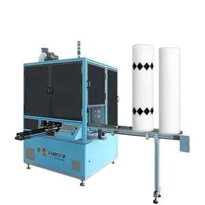 Ceramic Tube Silk Screen Printing Machine Pipe Small Bottle Round Cylindrical Cylinder Screen Printer Automatic