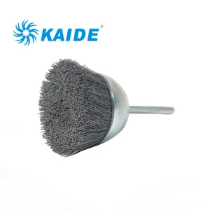 High-Density Abrasive Nylon Wire Cup Brushes Drill Attachment for Machine for Cleaning and Maintenance