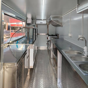 Sortie d'usine vente chaude polyvalent mobile carré style restauration rapide collation <span class=keywords><strong>alcool</strong></span> boisson boissons crème glacée remorque de remorquage - Product Image 6