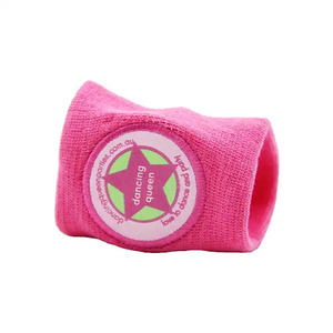 Venta al por mayor precio barato personalizado algodón deportes baloncesto sudor absorbente pulsera con su logotipo - Product Image 4