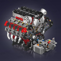 Mould King 10130 MOC City F488 V8 Engine, Juego Creativo de Construcción, Modelo de Exhibición, Regalo de Navidad para Adultos, 2718 Piezas, Juego de Bloques de Construcción