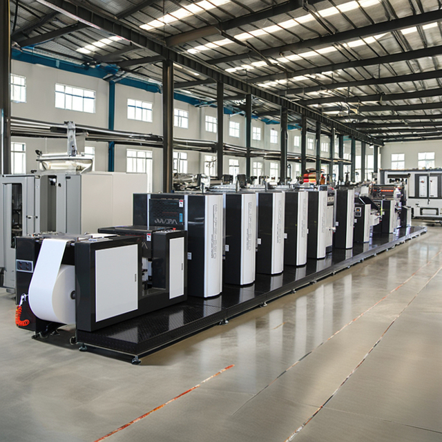 350 Offset Printing Machine Label Printing Offset Machine 5 Color for Sale Web Fed Offset