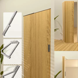 Meccanismo di Sollevamento Scorrevole per Porte in Acciaio Inox Nascosto |   Hardware a Perno Nascosto per Sollevamento di Mobili da Cucina, Sala da Pranzo, Hotel, Armadi e Guardaroba - Product Image 6