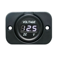 Panel de voltímetro LED de 6V-30V color verde