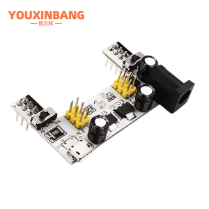 Dc 7-12V MB102 <span class=keywords><strong>Mini</strong></span> Micro <span class=keywords><strong>USB</strong></span> giao diện Breadboard cung cấp điện mô-đun MB-102 mô-đun cho DIY Kit trắng 2 kênh Board - Product Image 3
