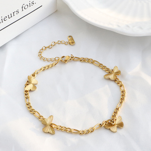 Bracelet papillon tendance <span class=keywords><strong>pour</strong></span> femme, bijoux élégants, cadeau d'anniversaire, bracelet en acier inoxydable, <span class=keywords><strong>prix</strong></span> de gros - Product Image 5
