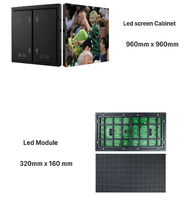 Installation simple d'écrans d'affichage extérieurs fixes et étanches IP65 de grande taille P2.5 P3 P4 P5led pour mur vidéo LED