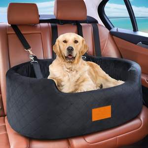 Asiento Elevador para Perros Xiaoze con Diseño Sólido para Perros Medianos de hasta 50 Libras, Correa de Seguridad para Autos, SUVs, Camionetas, Cama de Viaje para Perros - Product Image 1