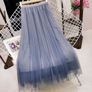 Y2K Koreanischer Stil Mode Harajuku Langer Rock Herbst Frühling A-Linie Vintage Schwarz Rosa Hohe Taille Midi Maxi Rock - Product Image 3