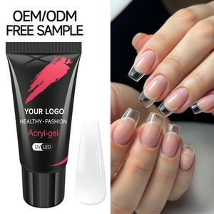 Gel Poly Durable 30g 60g de Qualité Supérieure, Gel Acrylique à Structure Solide, Maintient la Forme Parfaite Longue Durée, Gel de Manucure en Gros - Product Image 1