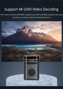 Proyector Portátil con <span class=keywords><strong>Android</strong></span> 11 |   Decodificación 720P/1080P |   Pantalla <span class=keywords><strong>de</strong></span> 100 Pulgadas <span class=keywords><strong>para</strong></span> Cine en Casa y Noches <span class=keywords><strong>de</strong></span> Cine al Aire Libre - Product Image 4