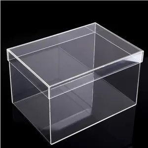 Acrylic shoe box Transparent Shoe Box Plastic Storage Sneakers Clear Stackable Organizer Storage Shoe Box Plastic