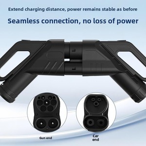 Câble d'extension de charge rapide CCS2 DC 10 mètres Mâle-Femelle 350 kW pour Tesla Model Y VW ID4 Audi E-Tron Utilisation sur autoroute HPC - Product Image 5
