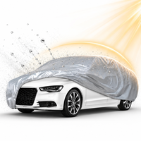 Housse de voiture KXF anti-UV, imperméable, anti-neige, anti-poussière pour berline et SUV toutes saisons, 110g, fabrication en aluminium