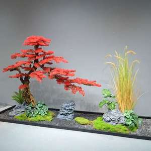 การออกแบบภูมิทัศน์ต้นสนเทียม, ต้นไซเปรสหน้าผาสีแดงขนาดใหญ่ต้อนรับแขก สำนักงาน <span class=keywords><strong>โรงแรม</strong></span> การออกแบบภูมิทัศน์หน้าต่าง - Product Image 1