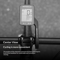 Soporte Extensor para Ciclocomputador BG-2127 de Nylon para Bicicletas de Montaña y Carretera, Base Alargada, Accesorio Multifuncional