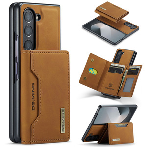 Funda de cuero magnética desmontable DG MING 2 en 1 para <span class=keywords><strong>Samsung</strong></span> Galaxy Z Fold 7 6 5 4 3, funda tipo billetera, tarjetero, funda para teléfono - Product Image 5