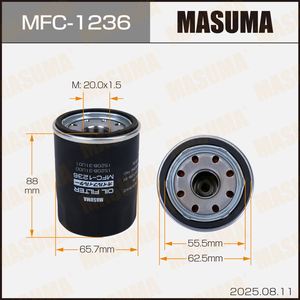 Filtre à huile moteur de voiture MASUMA MFC-1236 de haute qualité, débit d'huile fluide, faible restriction pour ASIA MOTORS - Product Image 3