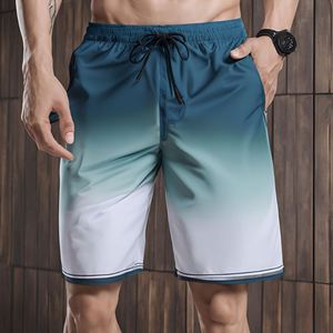 <b>Mens</b> Swim <b>Trunks</b> Wholesale Spandex / Polyester Bathing Suits Quick Dry Mesh Lining Swimsuits Beach Shorts - Product Image 2