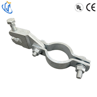 Collier de serrage industriel fixe en acier au carbone galvanisé argenté, homologué CE, OEM, robuste, résistant à la corrosion et aux chocs