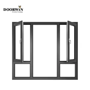 High Cost Performance Bird Proof Glass Casement Windows Aluminium Windows And Doors Factory