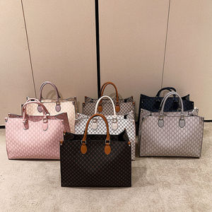 Bolso de Mano de Cuero PU para Mujer, Maletín con Cierre de Cremallera, Gran Capacidad, para Uso en Oficina, Porta Cuadernos de Lujo, con Logotipo ODM - Product Image 1