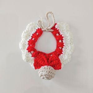 Écharpes et bavoirs pour animaux de compagnie, colliers tricotés, jouets en peluche, chat britannique à poils courts bleu et blanc, ours en peluche, Bichon Frise, Corgi, photo - Product Image 3