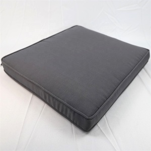 Cojín de silla de cojín de asiento de reciclaje de poliéster gris de lujo para uso en interiores y exteriores - Product Image 2