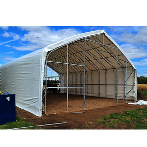 Beste Prijs Industrieel Magazijn Pvc Tent Grote Opslag Gebouw Zware Waterdichte Canvas Winter Auto Shelter Pvc Gecoat - Product Image 3
