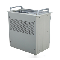 Châssis de rack modulaire en aluminium extrudé 4U, subrack pour cartes CPCI VPX, serveur, boîtier robuste en acier galvanisé, personnalisable OEM