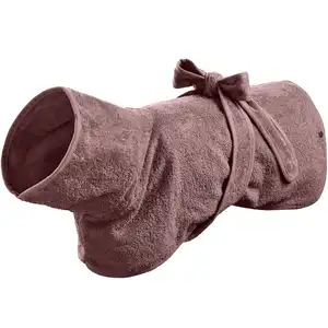 Собачий сушильный халат, полотенце, супер впитывающий халат для собак, 100% микрофибры, быстросохнущее мягкое регулируемое банное полотенце для собак