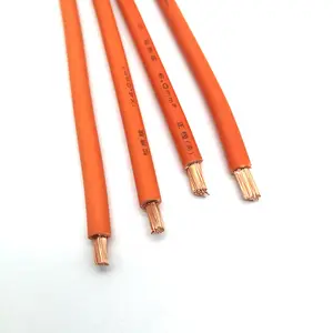 DC 4mm 6mm PV Solar Cable Copper Red Color Irradiation wire Cable