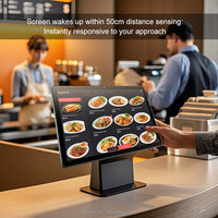 Système de point de vente tablette tactile ODM 11 pouces pour la restauration, tablette de table avec lecteur NFC frontal, tablette Android compatible NFC pour l'hôtellerie