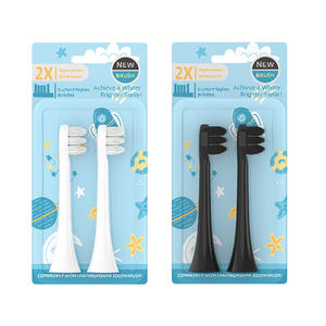 Têtes de brosse à dents Alyson, poils en nylon doux pour enfants de 3 à 12 ans, compatibles avec les brosses à dents électriques soniques - Product Image 1