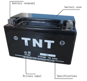 Meilleur fabricant de batteries en Chine, certification ISO, batterie au plomb-acide gel scellée <span class=keywords><strong>YTZ10S</strong></span> sans entretien pour moto, 12 volts 8,6 Ah - Product Image 3