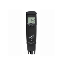 Bon prix en stock, testeur de pH/Conductivité/TDS HANNA HI98129 à faible plage avec une précision de 0,05pH/0,01pH, autonomie de la batterie de 100h