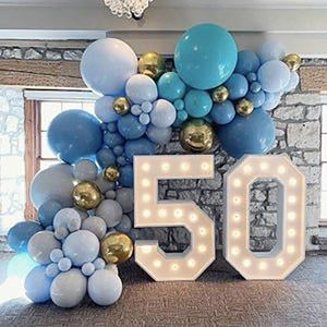 Letreros electrónicos Led gigantes iluminados con letras de marquesina números de soporte <span class=keywords><strong>3</strong></span> pies 4 pies 5 pies <span class=keywords><strong>Oh</strong></span> baby marquesina letras decoraciones de boda - Product Image 5