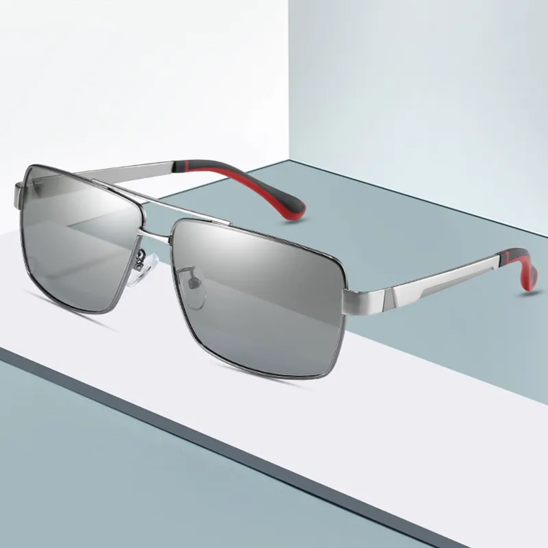 Customized sunglasses 2020 fine glasses color-changing optical frame sun shade sunglasses