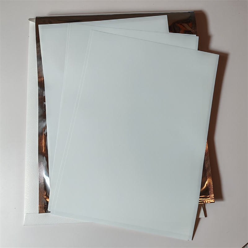 White chocolate transfer sheet