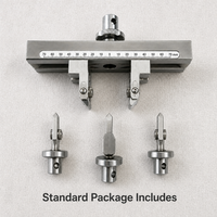 Accesorio de Ensayo de Flexión de 3 Puntos con Rango Ajustable para Pruebas de Resistencia a la Flexión del Concreto - Accesorios para Máquina de Ensayo Universal ASTM C78