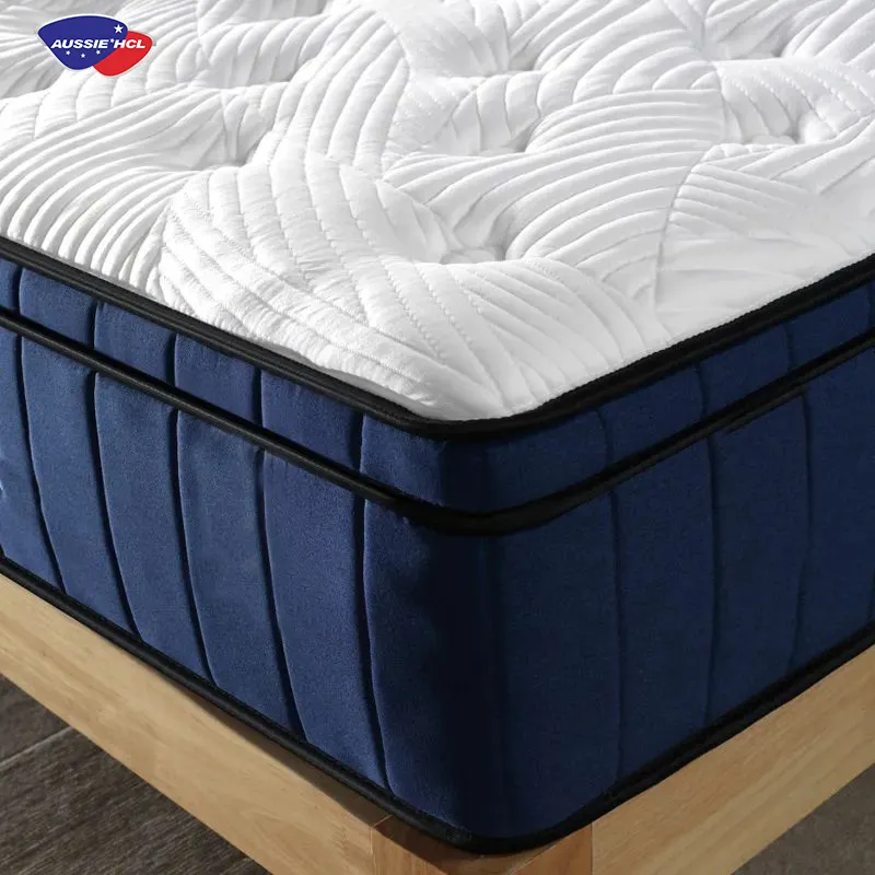 Foldable bed Mattress matelas stores near me in box King Size hotel Natural Latex Gel Memory Foam Pocket Spring Mattress