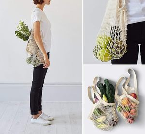 Mesh Onion <b>Storage</b> Bags, Hanging Breathable Mesh Produce Bags, Reusable Drawstring Net Bags for Vegetables Fruits - Product Image 5