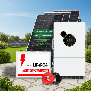 ระบบพลังงานแสงอาทิตย์แบบไฮบริดสำหรับใช้ในบ้าน Lusen 5KW 30KW ครบชุด พร้อมแผงโซลาร์เซลล์แบบโมโนคริสตัลไลน์ซิลิคอน MPPT และแบตเตอรี่ลิเธียมไอออน - Product Image 1