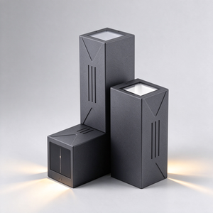 Lámpara de Pared LED SENZHAO de Alto CRI, Luz Ascendente y Descendente, Carcasa de Aluminio, IP65, para Decoración Exterior de Villas - Product Image 3