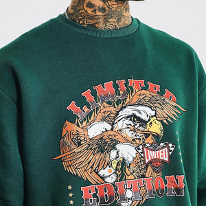 Sudadera Extra Grande de Felpa de Algodón para Hombre con Estampado Digital, Estilo Vacaciones de Invierno, Ropa Personalizada ODM - Product Image 2